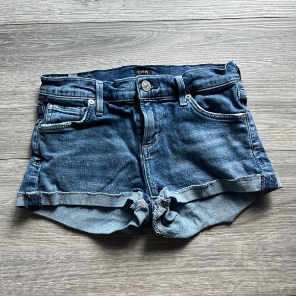 Citizens of Humanity Stretch Denim Shorts - Picture 1 of 4